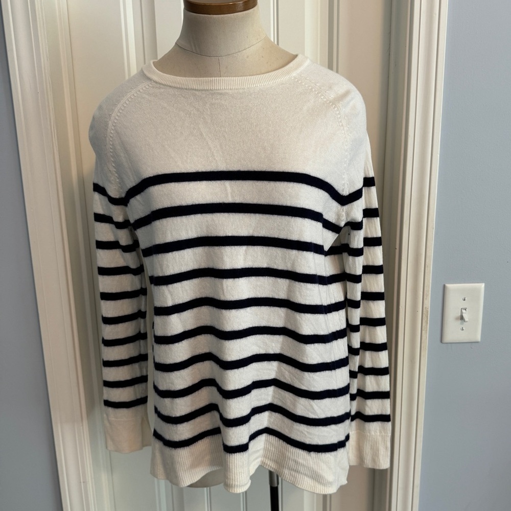 Hatch Maternity 3 (large) 100% Merino Wool Stripe Sweater Top